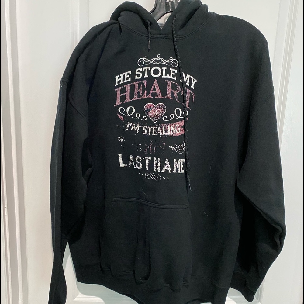 He stole my heart/I’m stealing his last name Sz XL